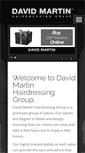 Mobile Screenshot of davidmartinhairdressing.ie